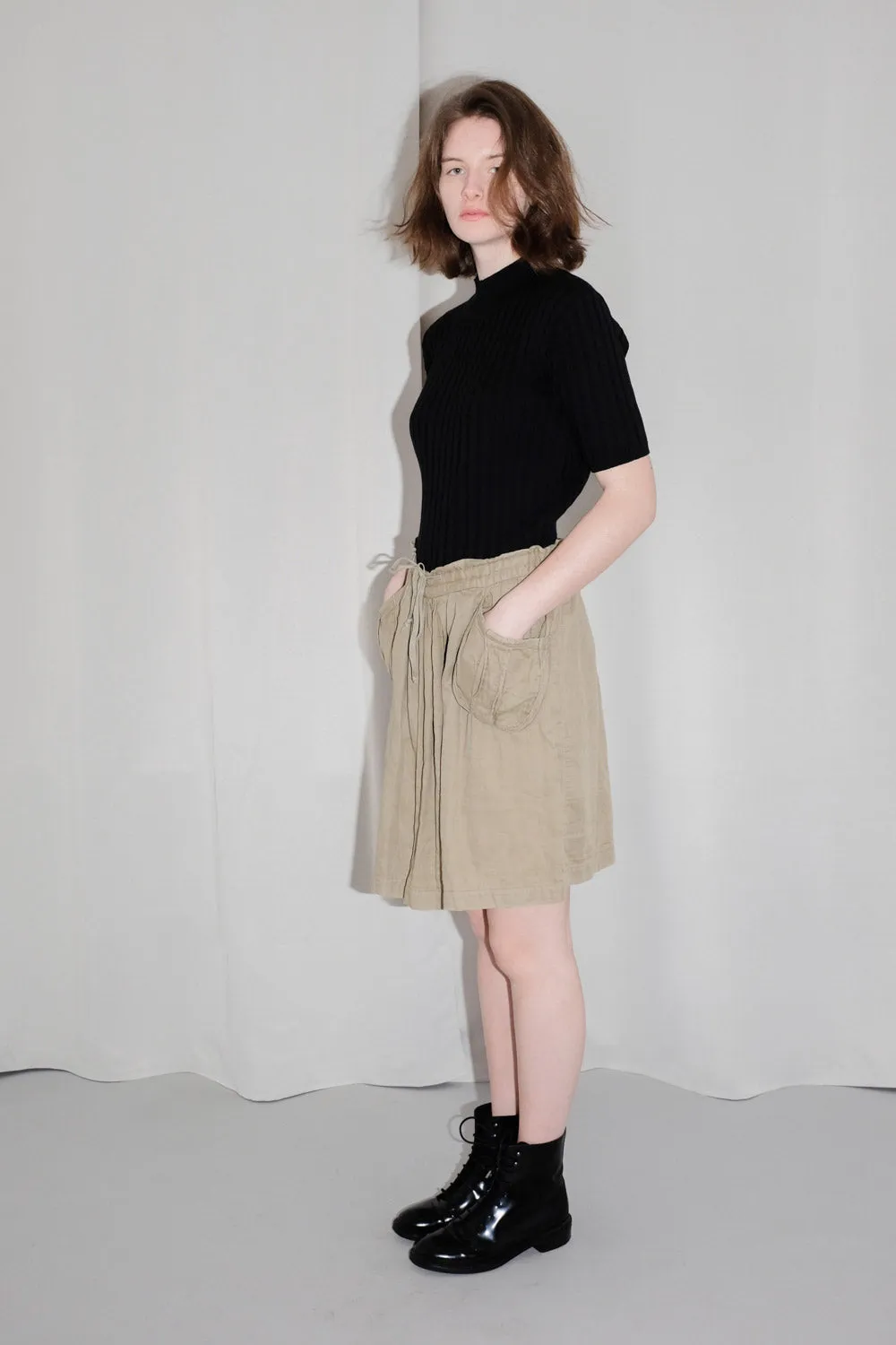 0023_ISABEL MARANT LINEN COTTON SKIRT