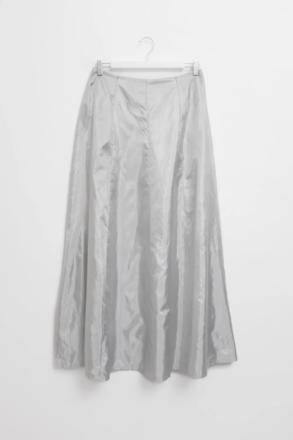 0060_ASTRO SILVER METALLIC VINTAGE SKIRT