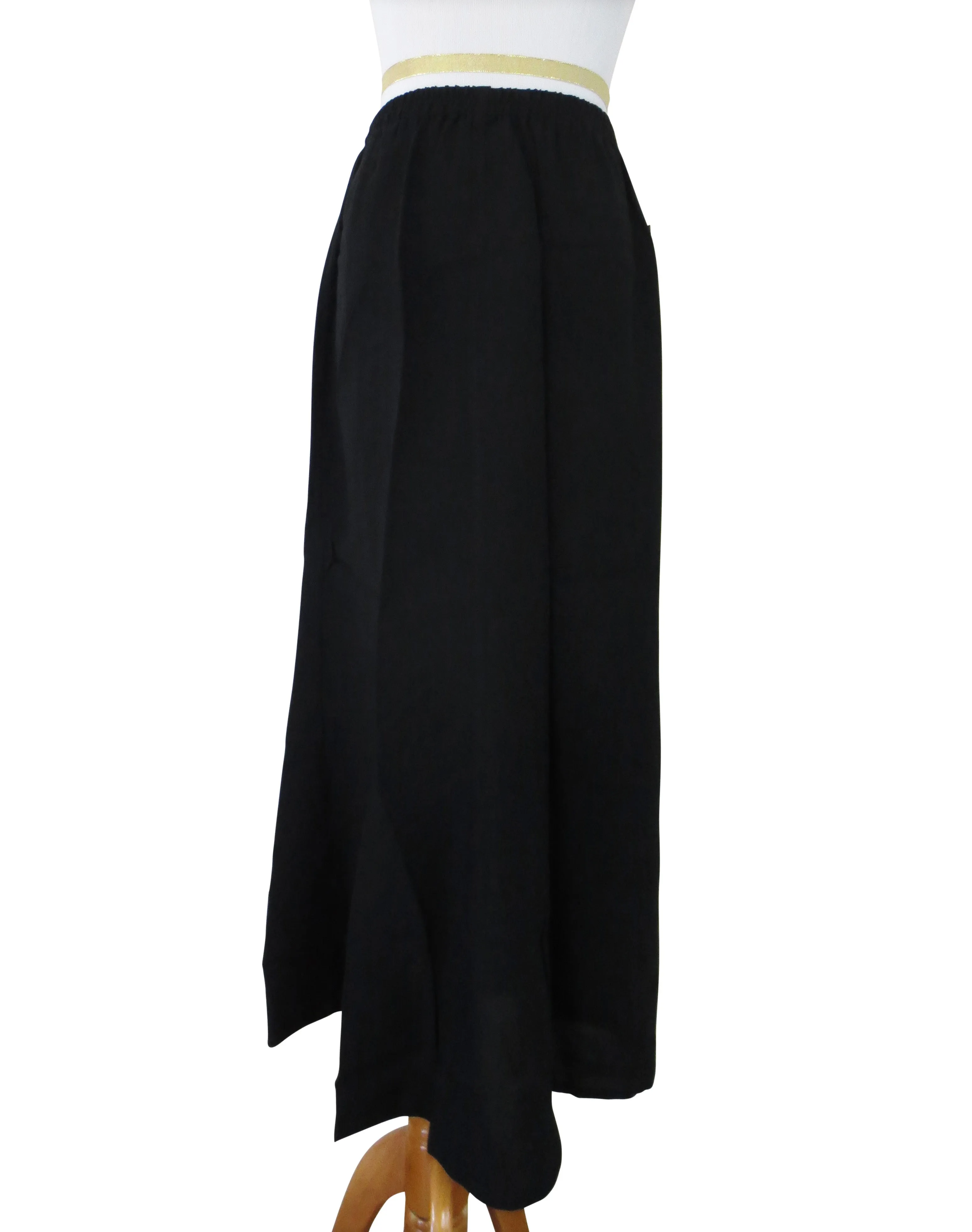 AASK06 - Full Length Panel Linen Skirt