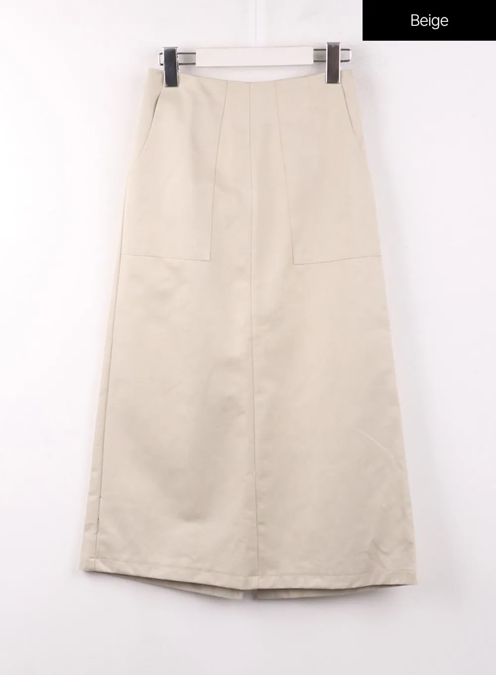 Basic Solid Mid Skirt OF406