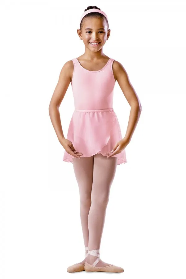 Bloch chiffon pull on wrap skirt