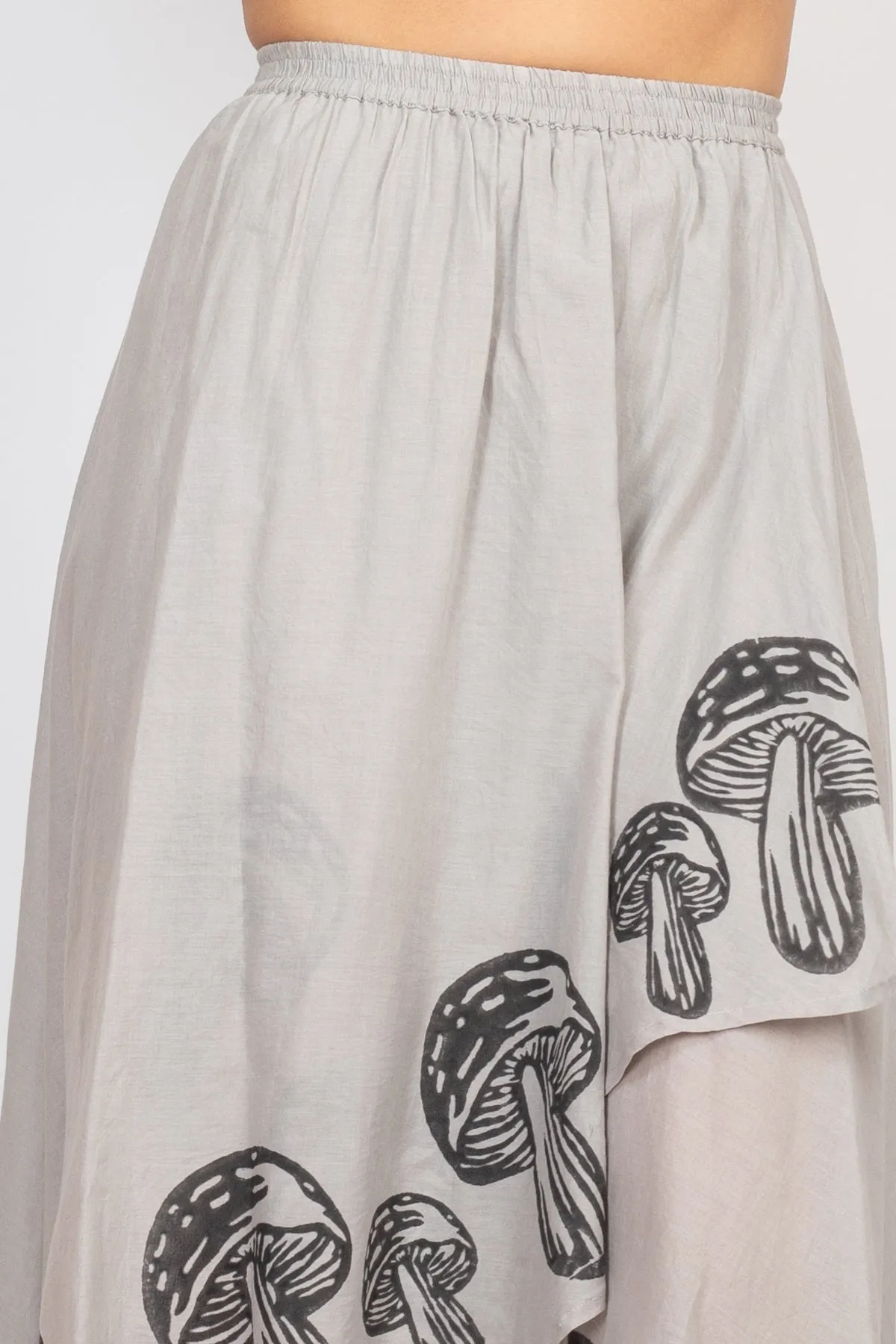 Blockprinted Flowy Circle Skirt