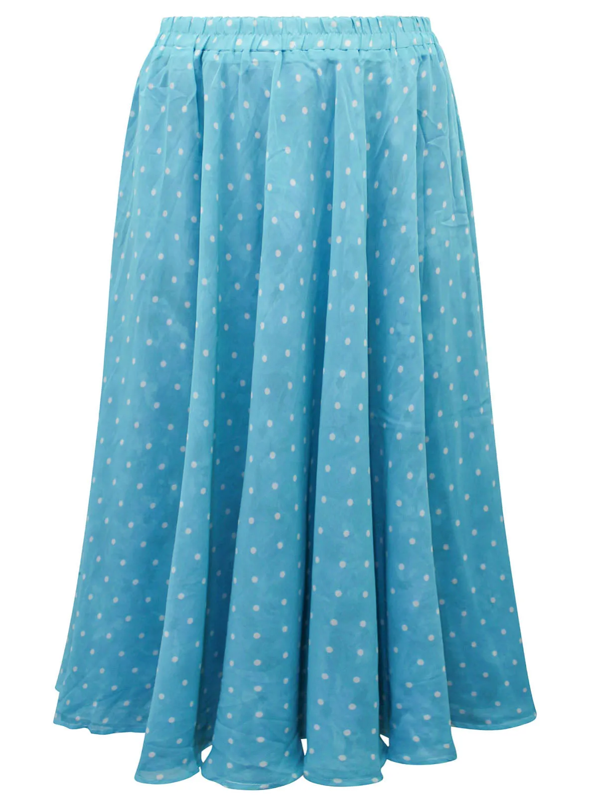 Blue Reversible Printed Pull On Skirt