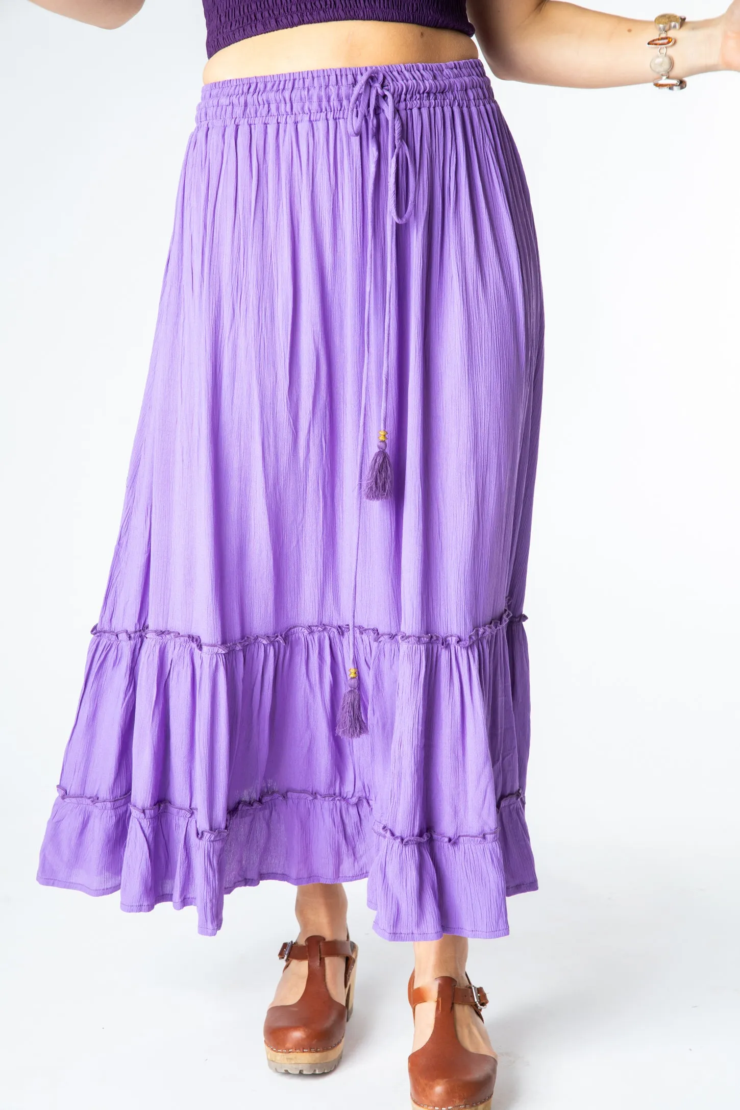 Breezy Bliss Boho Prairie Skirt