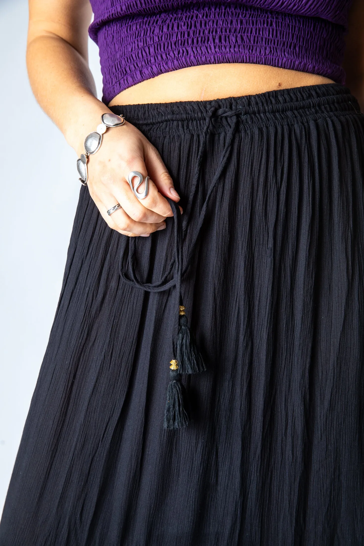 Breezy Bliss Boho Prairie Skirt