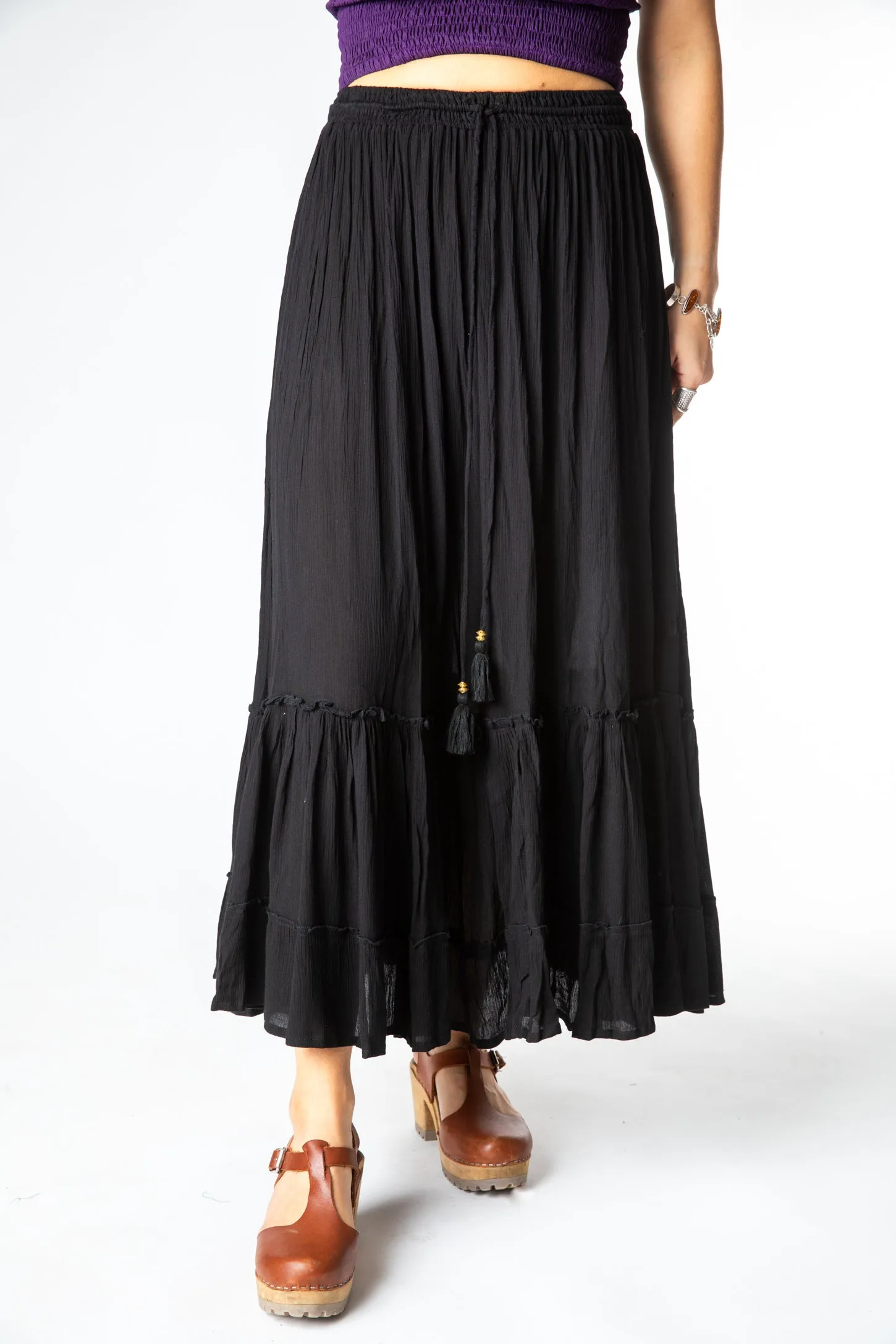 Breezy Bliss Boho Prairie Skirt