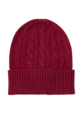 Burgundy Cashmere Hat