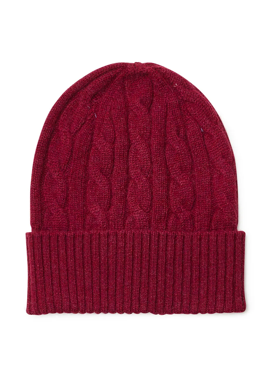 Burgundy Cashmere Hat