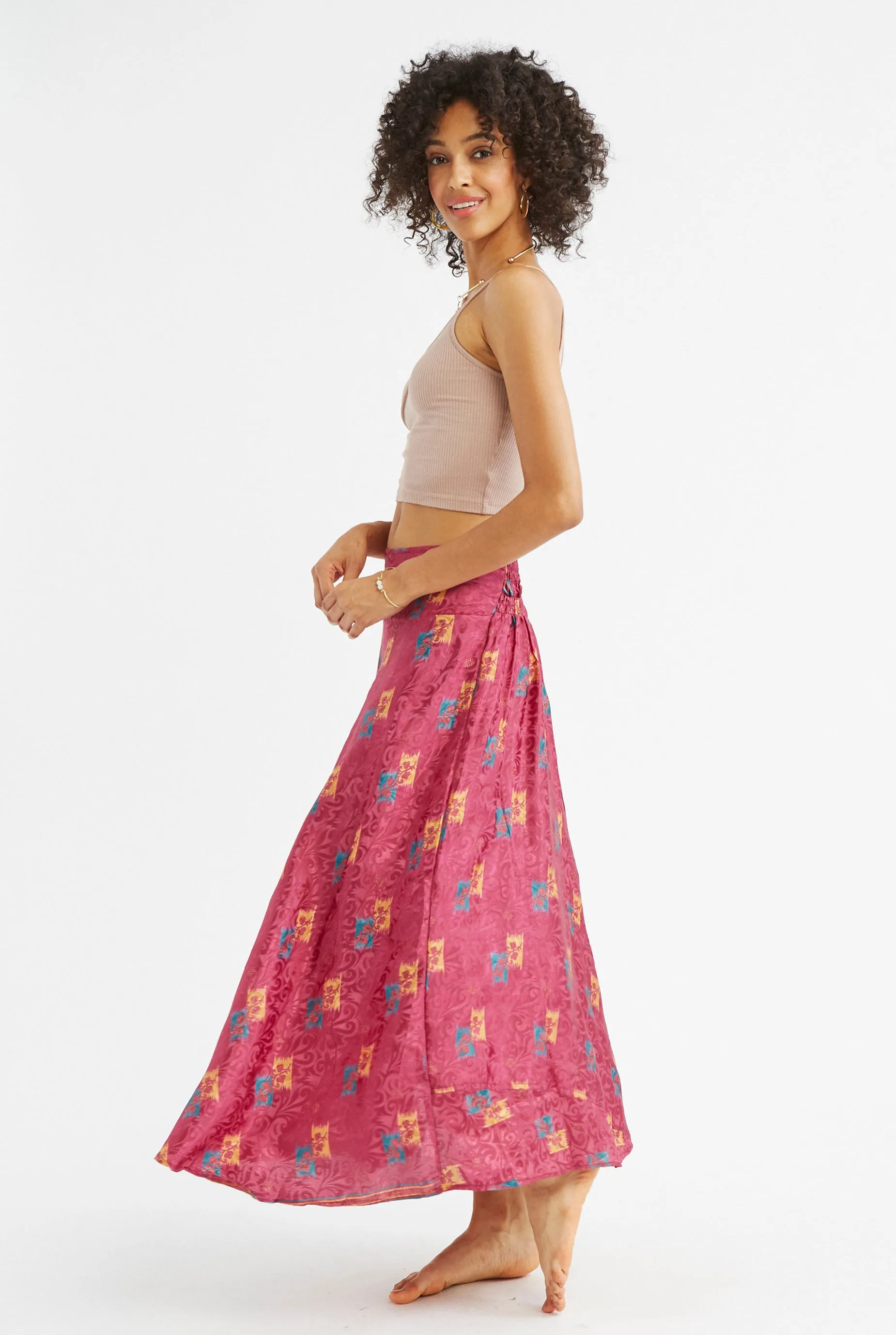 Camila Silk Skirt