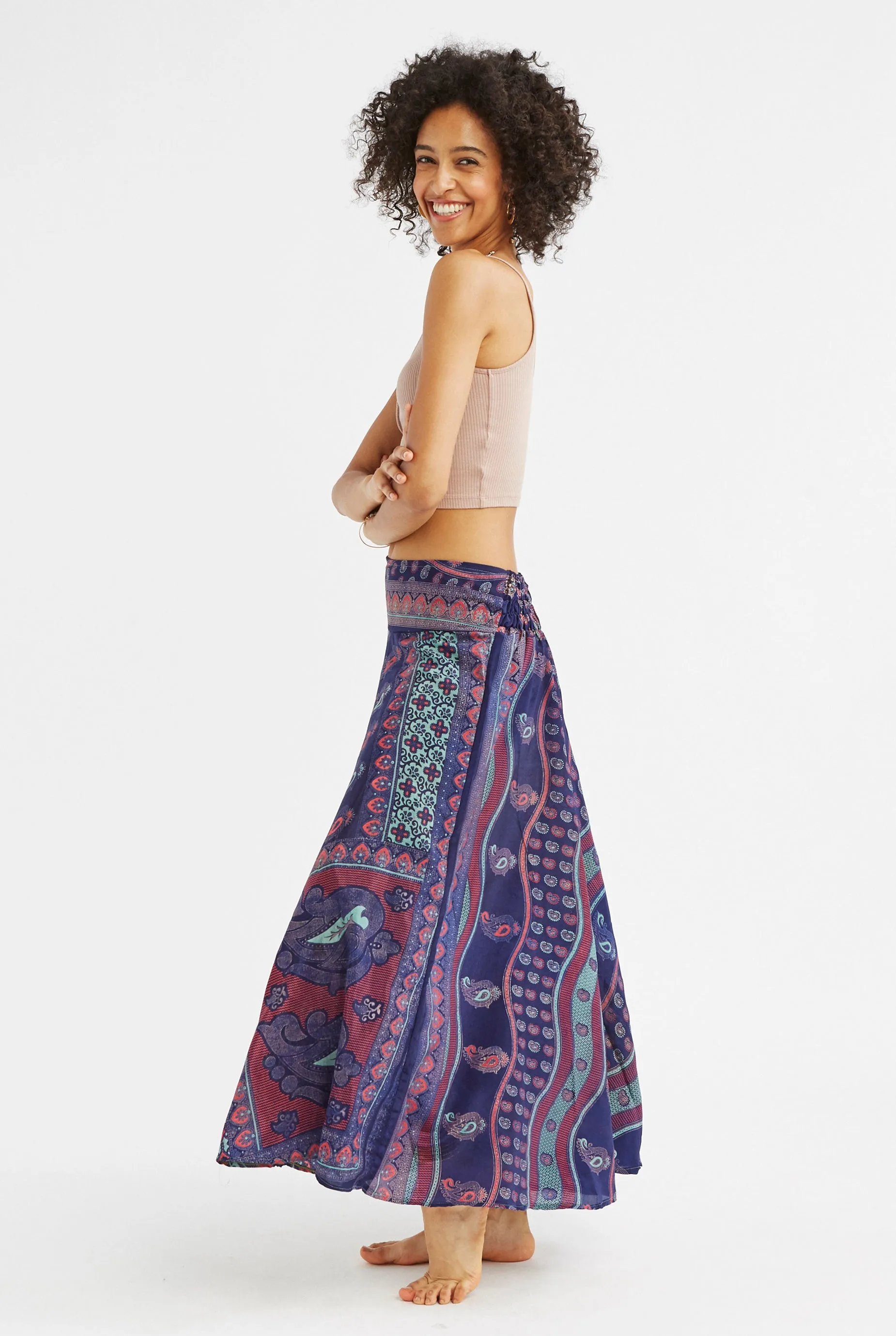 Camila Silk Skirt