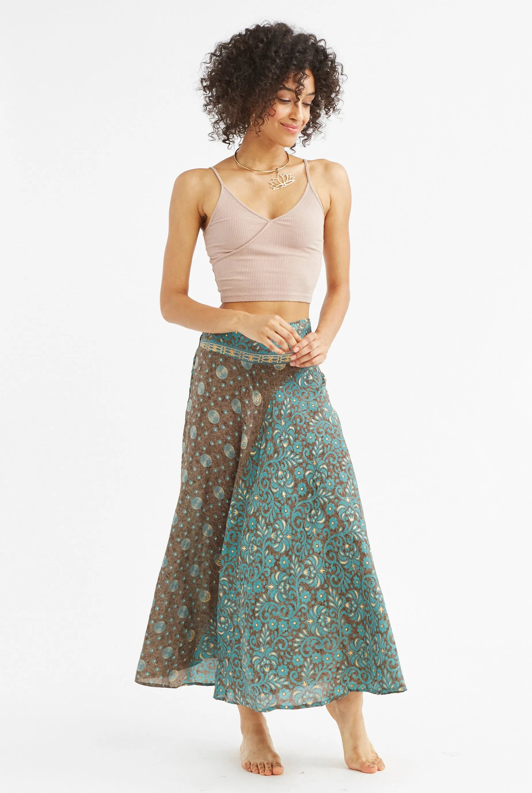 Camila Silk Skirt