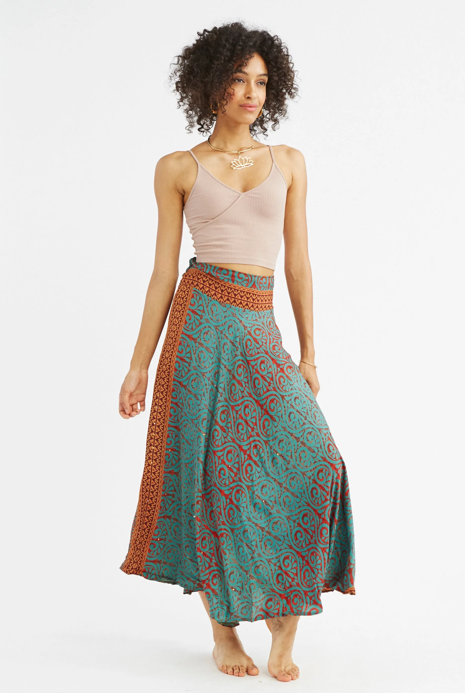 Camila Silk Skirt