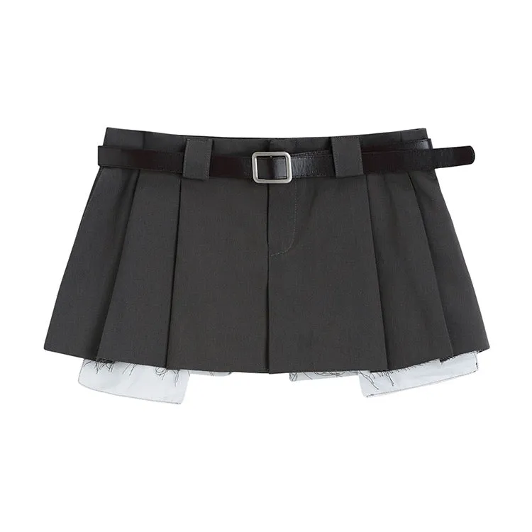 Canvas Belt Skirt