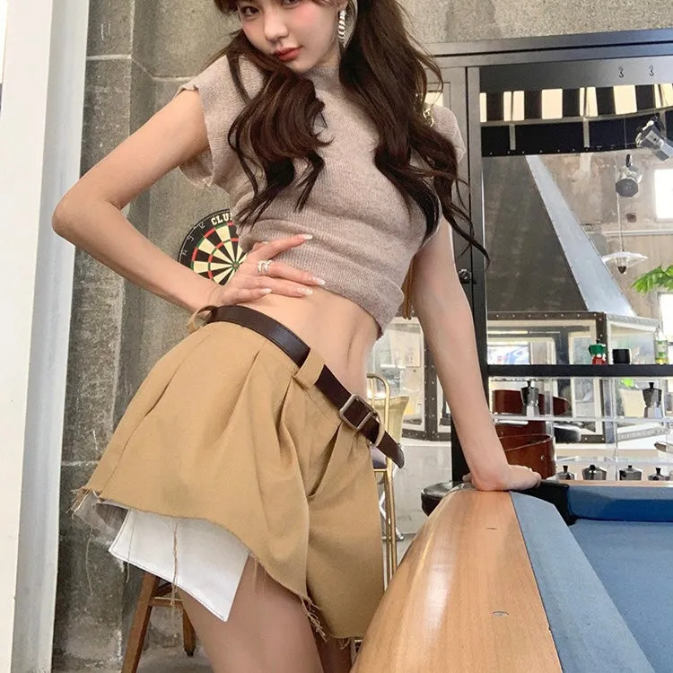 Canvas Belt Skirt