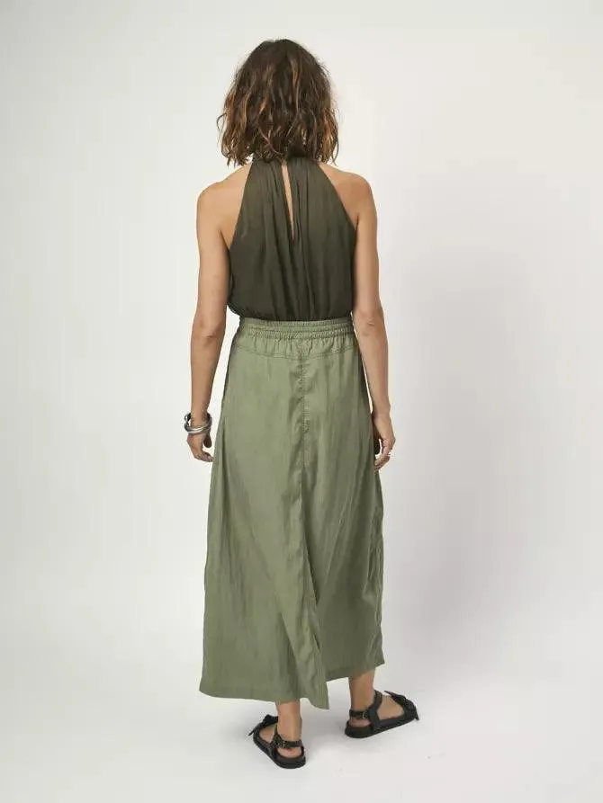 Clive Parachute Skirt Thyme Green