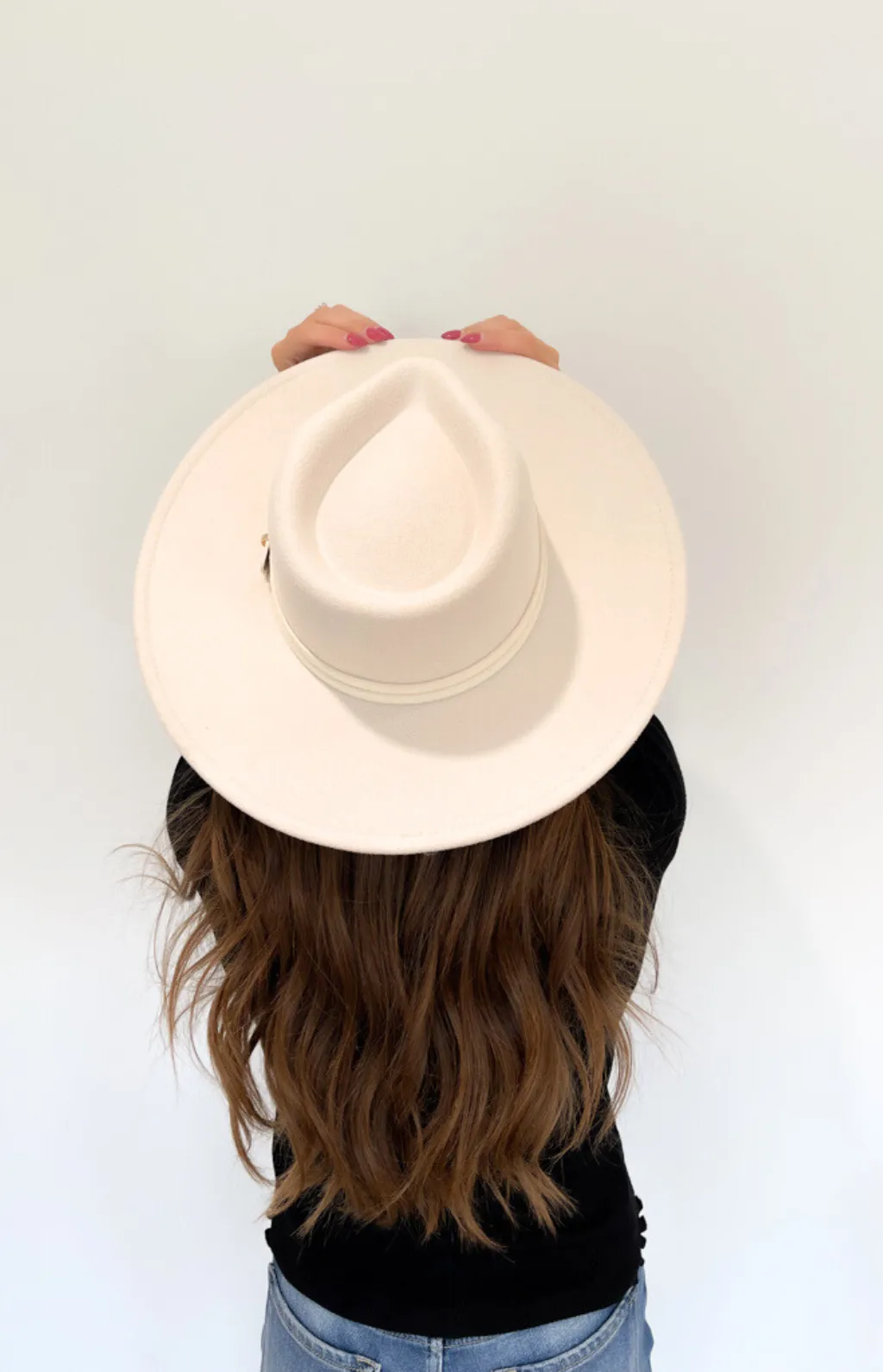 Double Trouble Ivory Hat