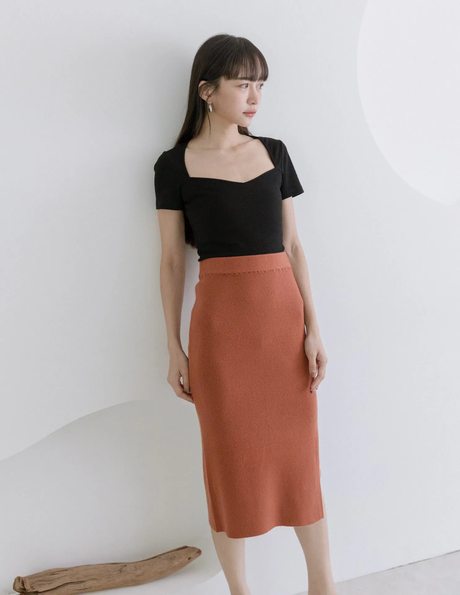 Eliza Skirt in Rust