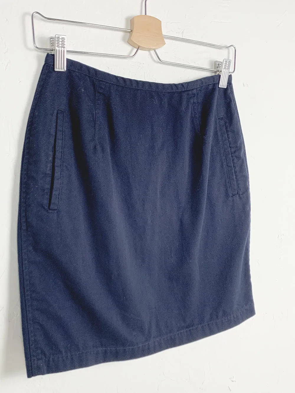 ESPRIT Navy Cotton Mini Skirt