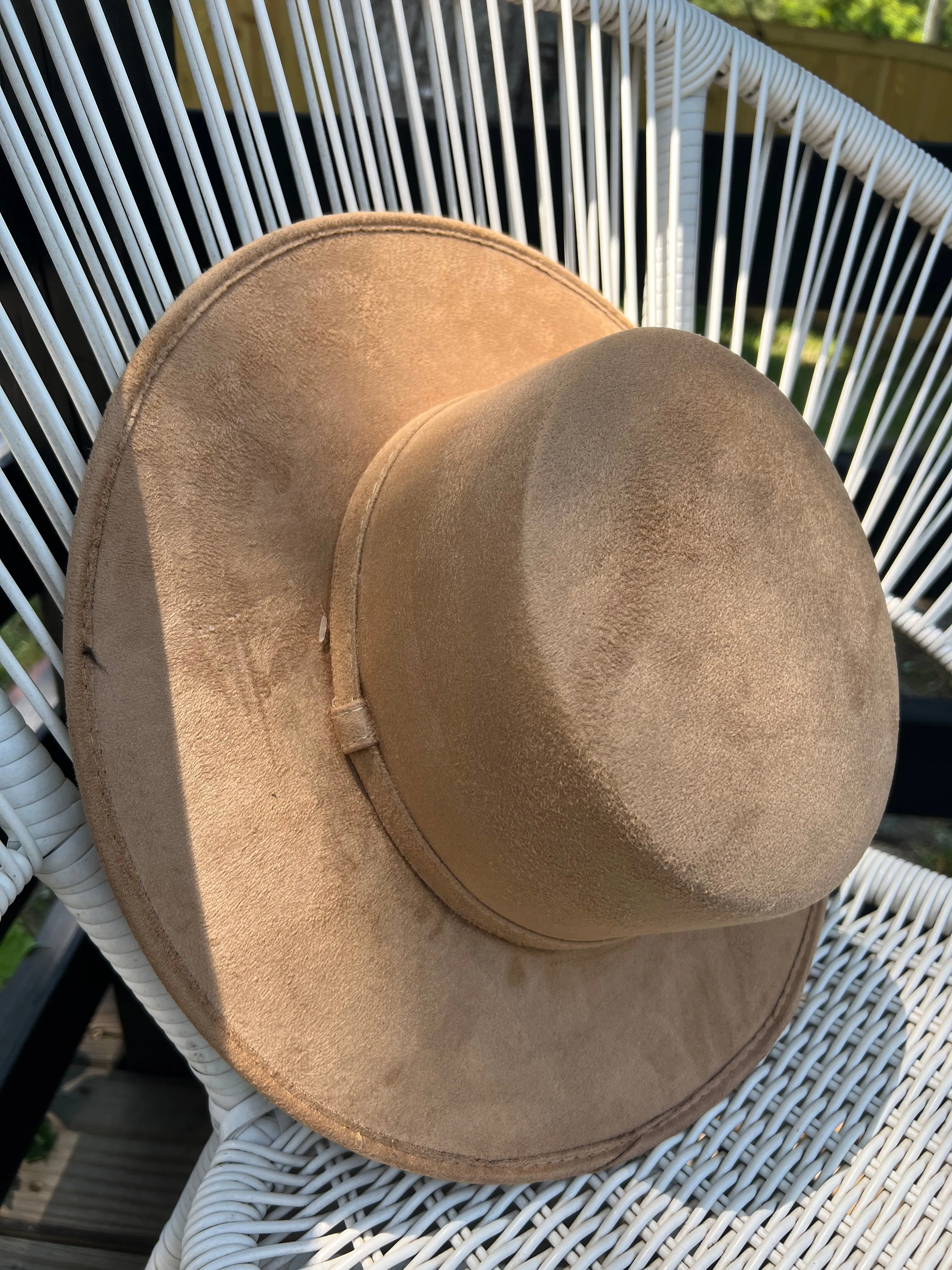 Faux Suede hat