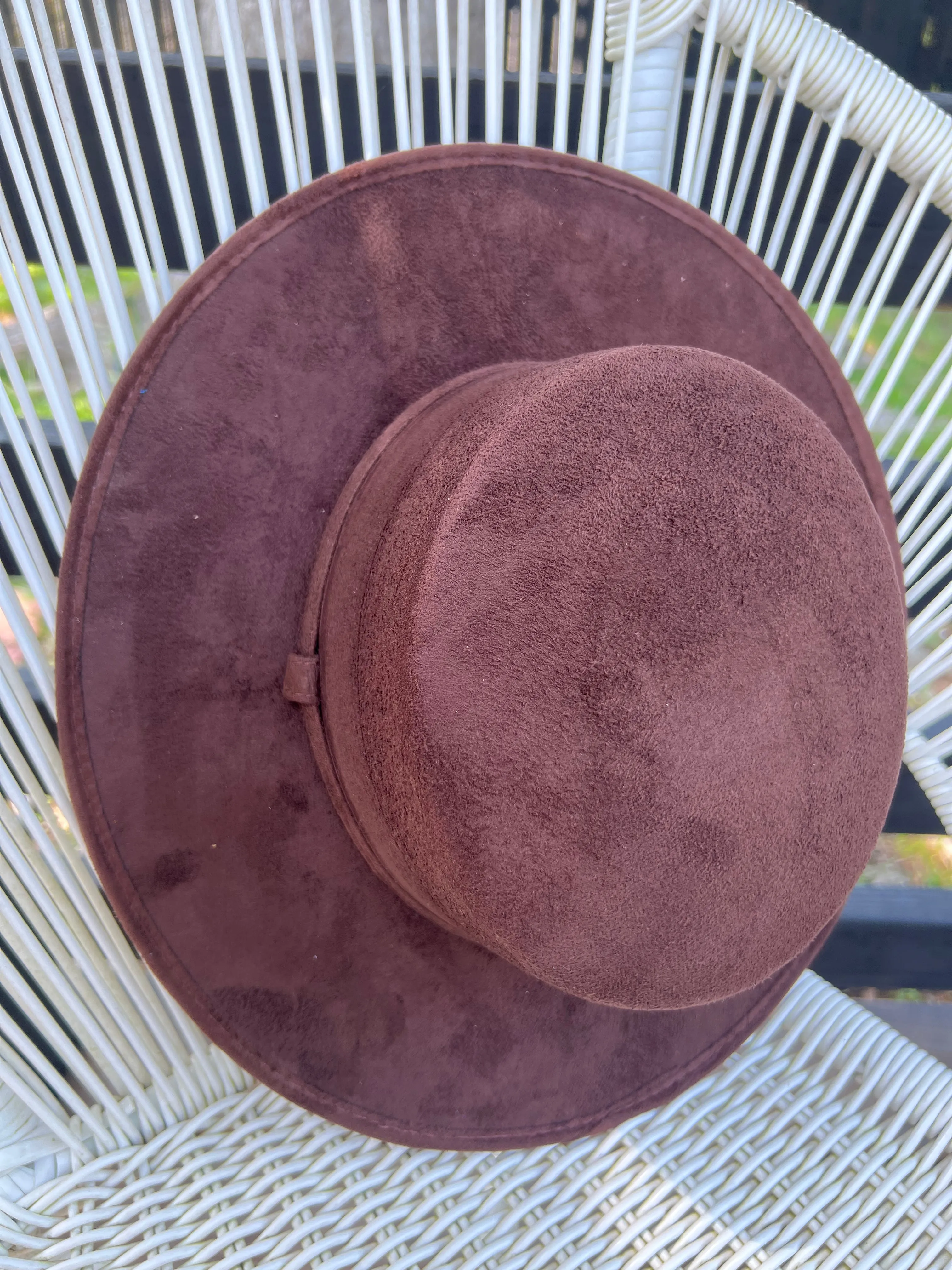 Faux Suede hat