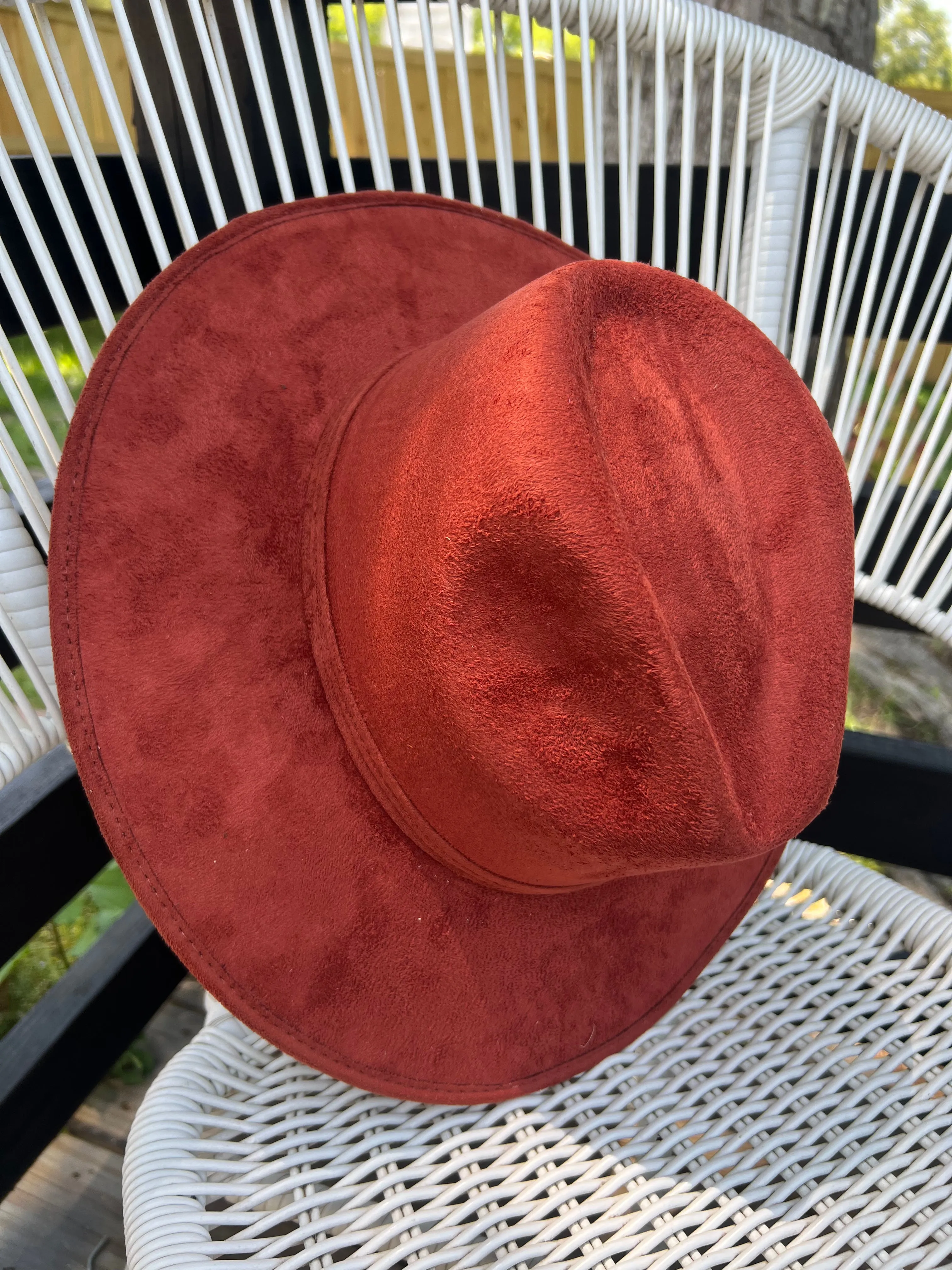 Faux Suede hat