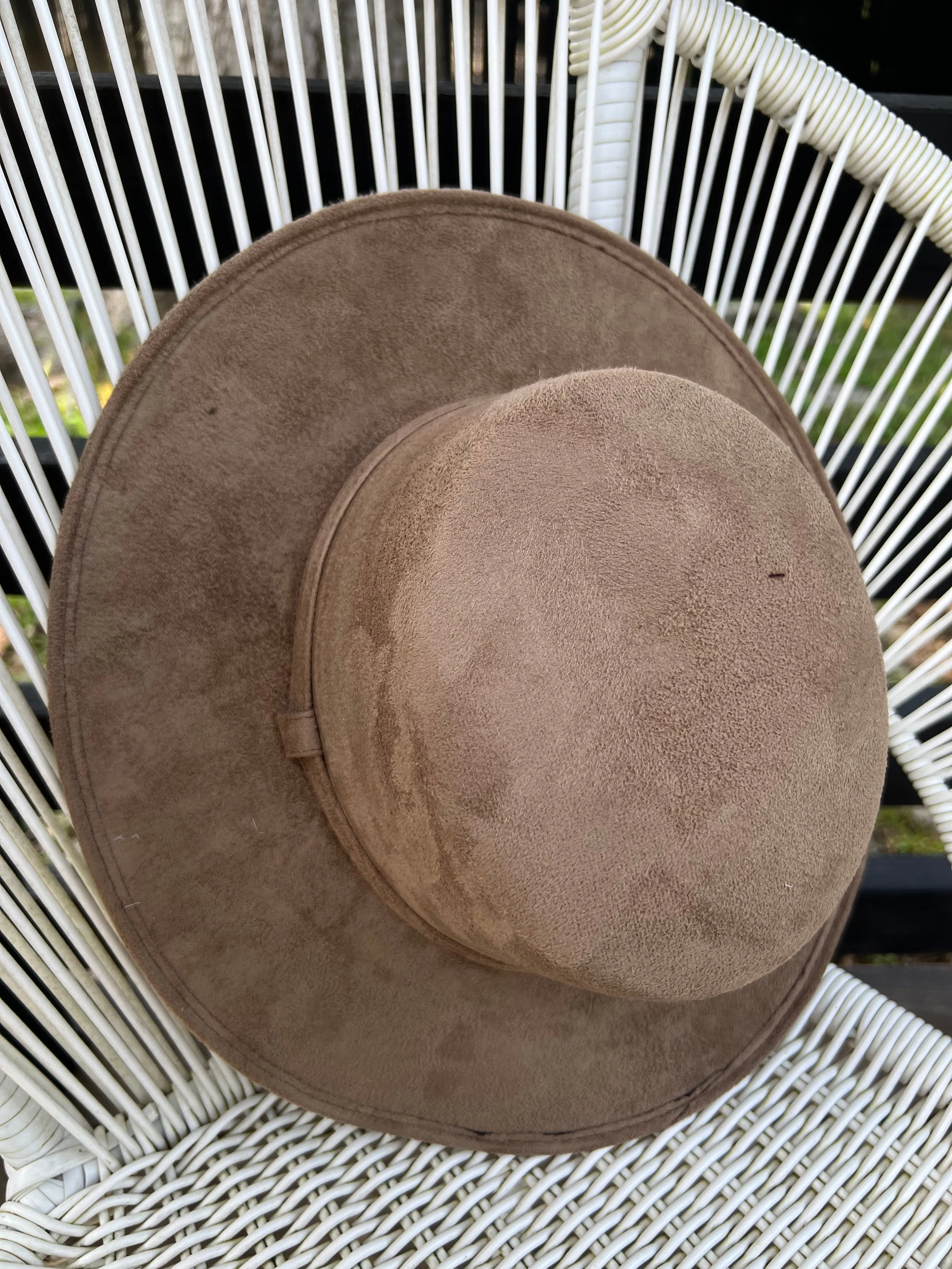 Faux Suede hat