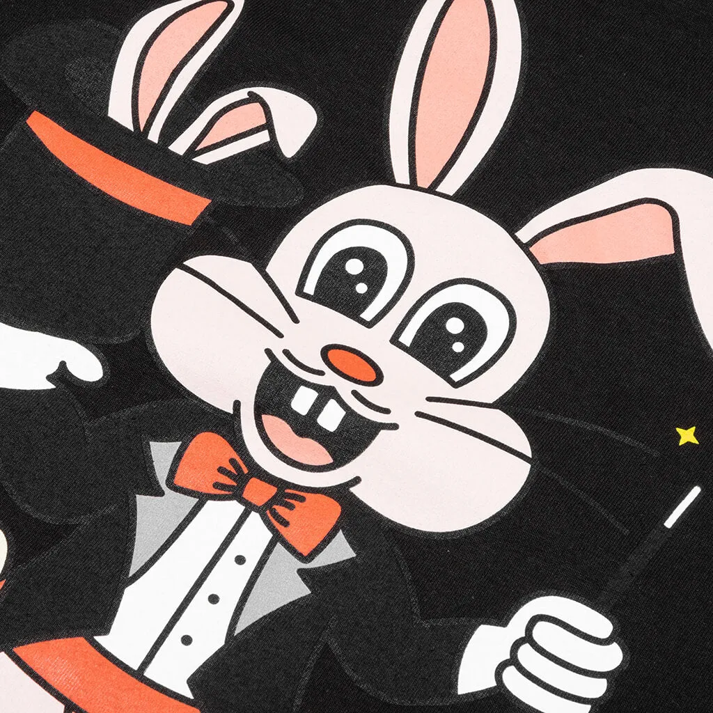 Feature x Carrots x Freddie Gibbs Rabbit Hat Tee - Black