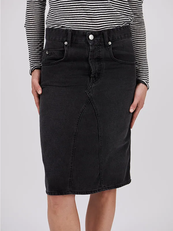 Fiali Skirt In Faded Black