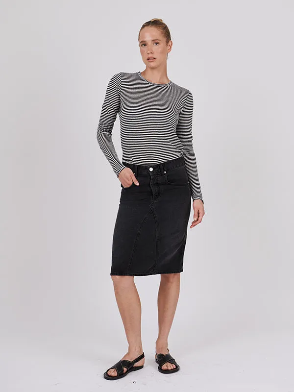 Fiali Skirt In Faded Black