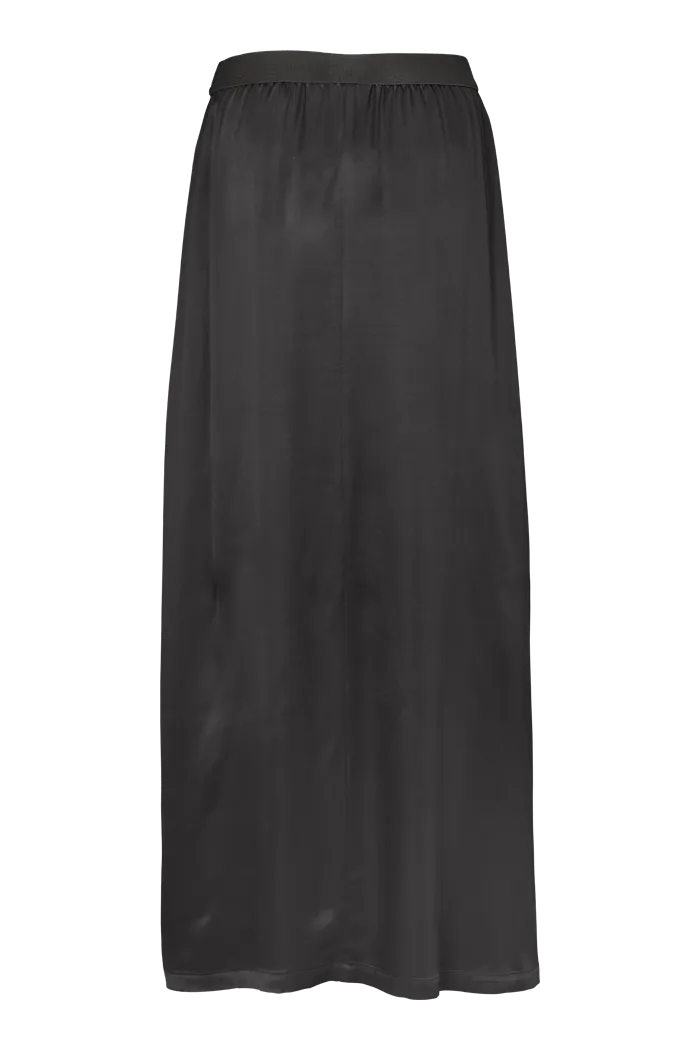 Flora Wide Skirt - Black