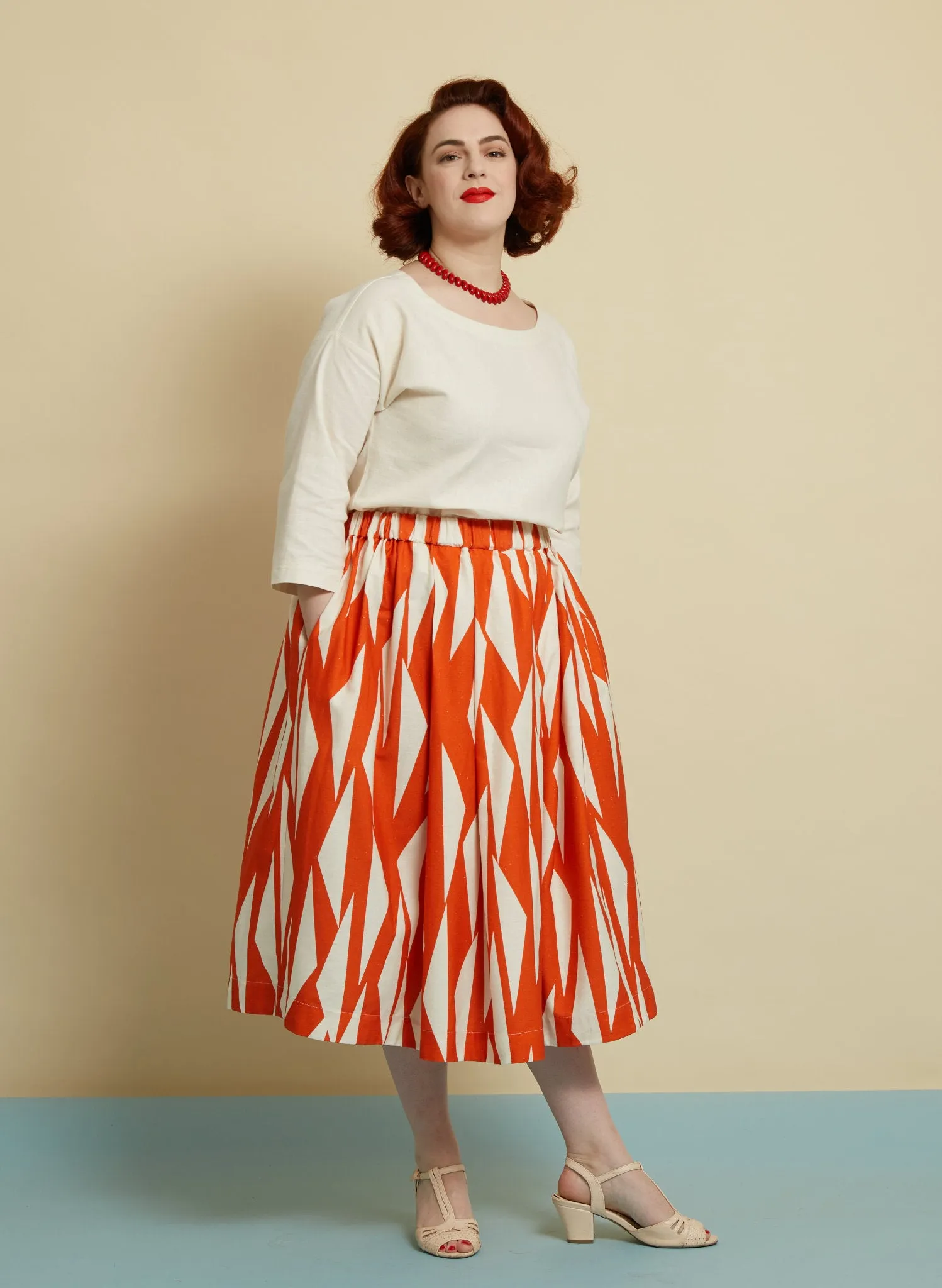 Florence Skirt - Red Sails