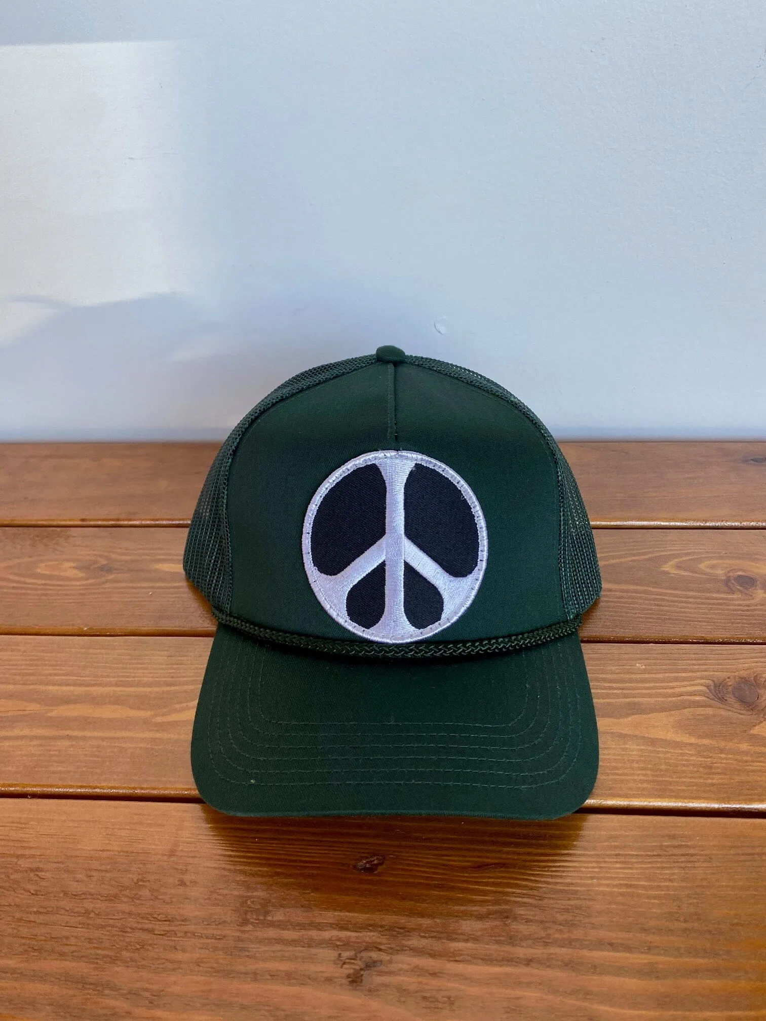 Green Peace Sign Hat