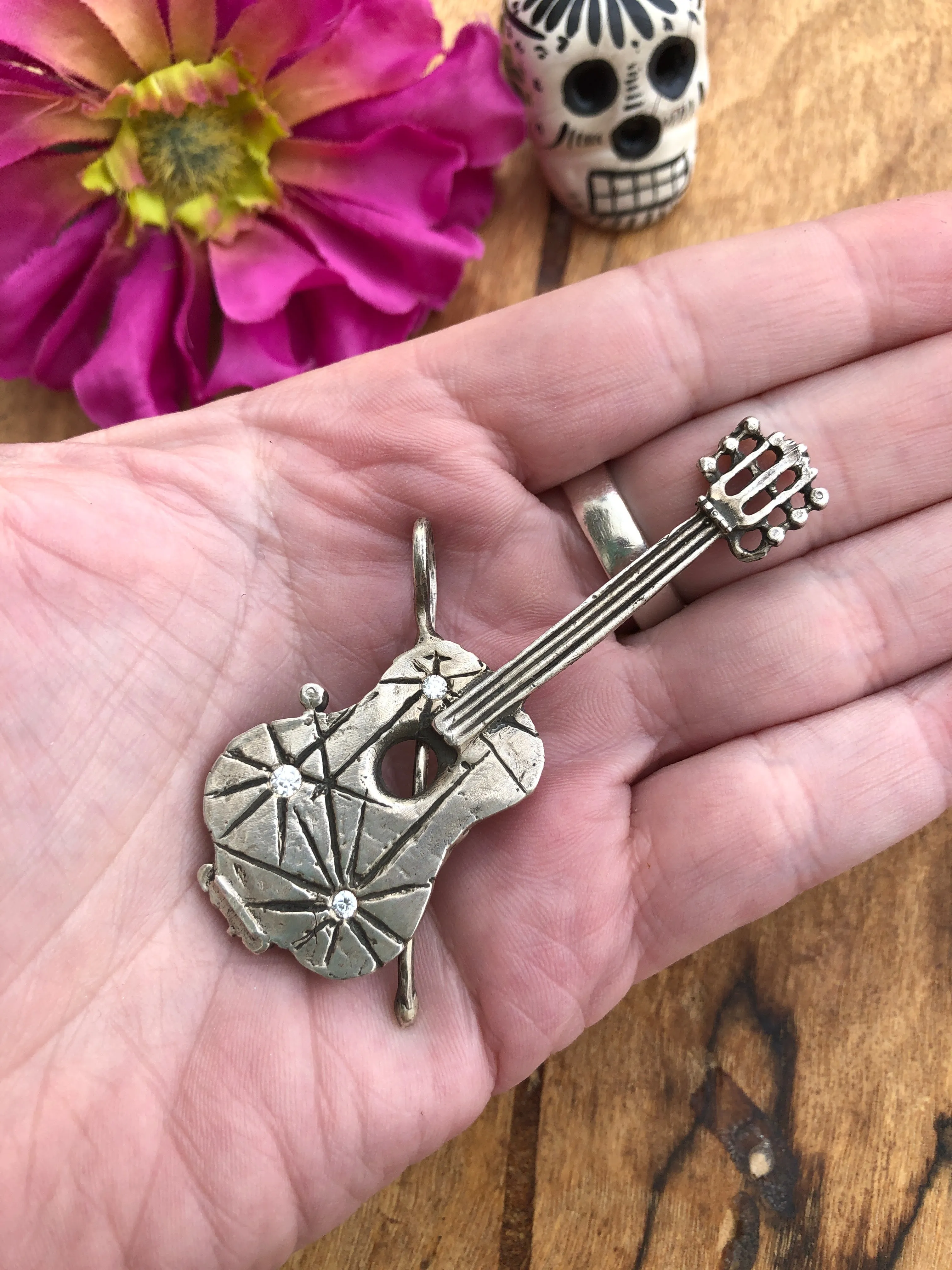 Guitar Hat Pendant