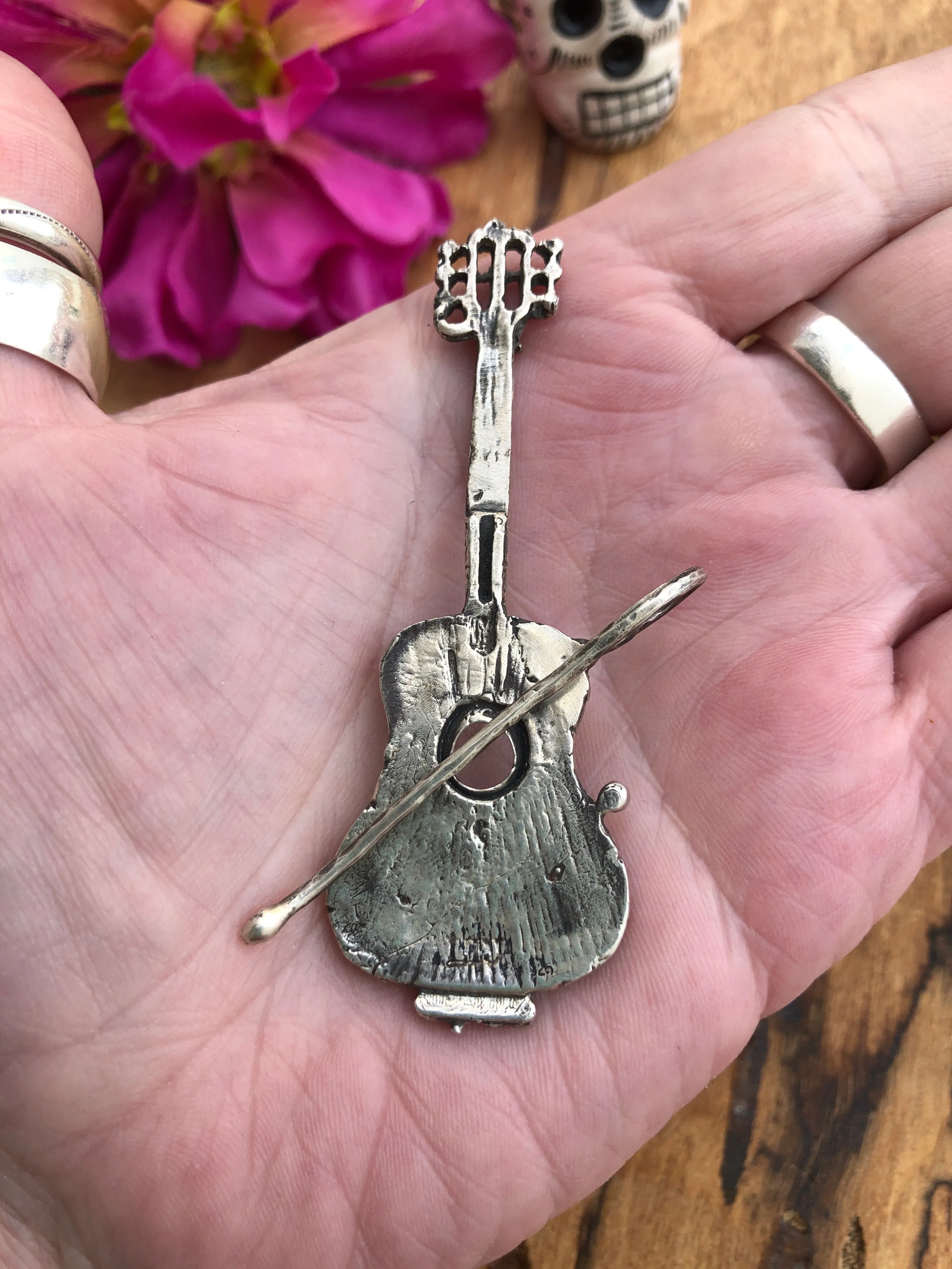 Guitar Hat Pendant