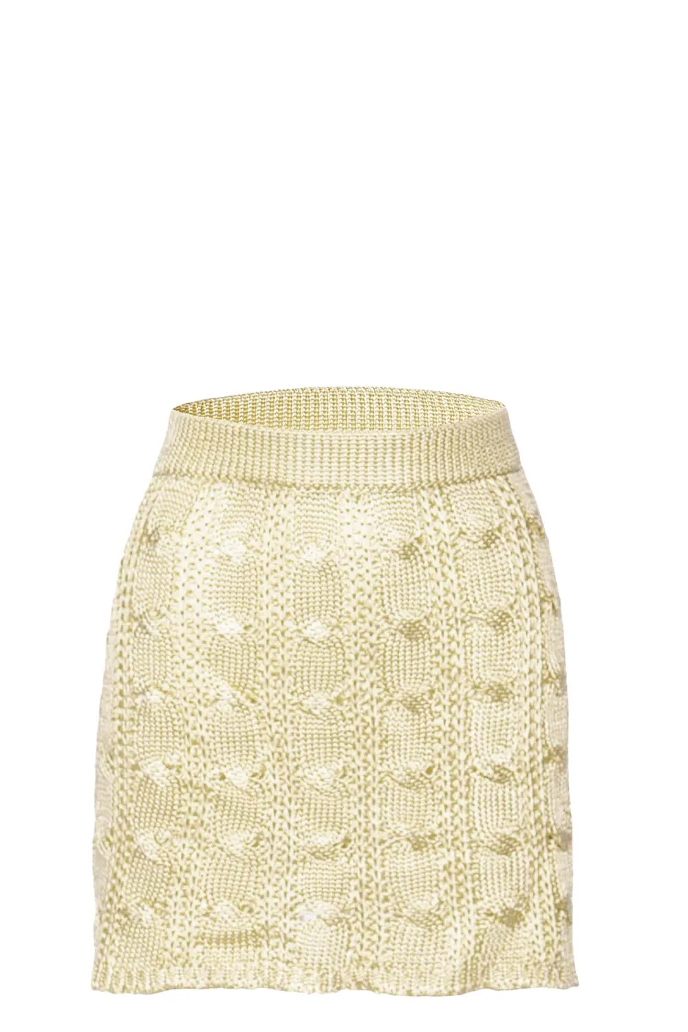 Jasmine Chunky Cable Knit Mini Skirt