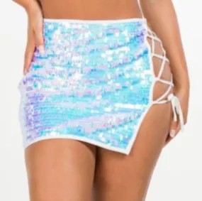 Jr Skirt - Iridescent Ivory