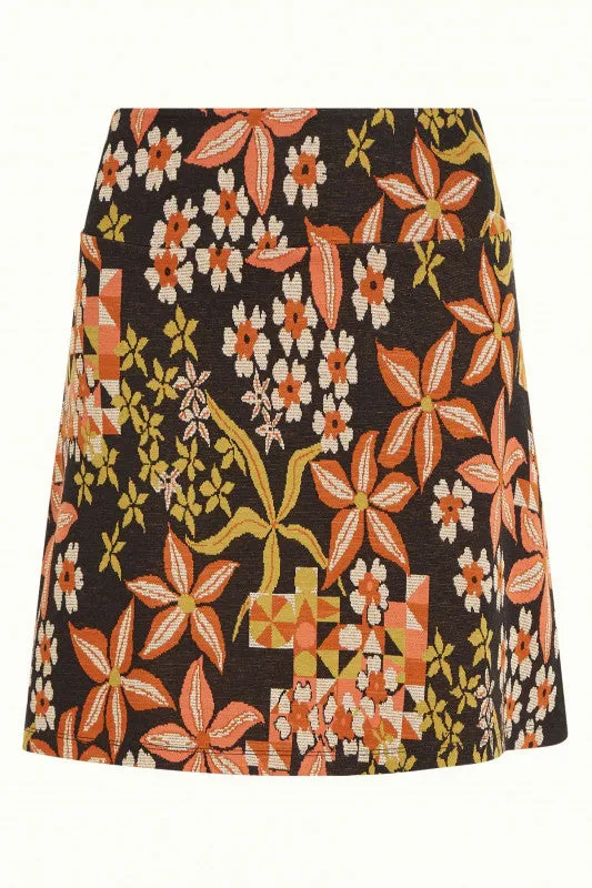 King Louie Border Skirt Morgane - Womens Stylish A-Line Skirt