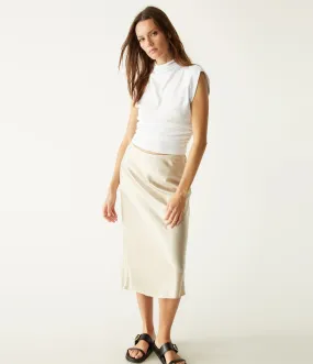 Leila Bias Cut Midi Skirt