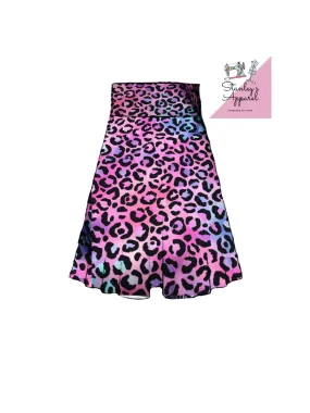 Leopard Adult Skater skirt