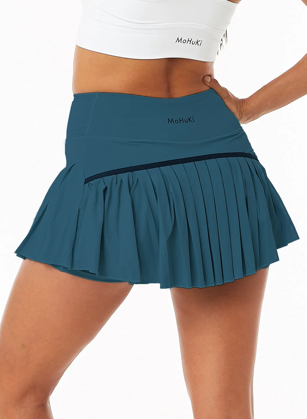 Leti Pleated Skirt - Dark Green