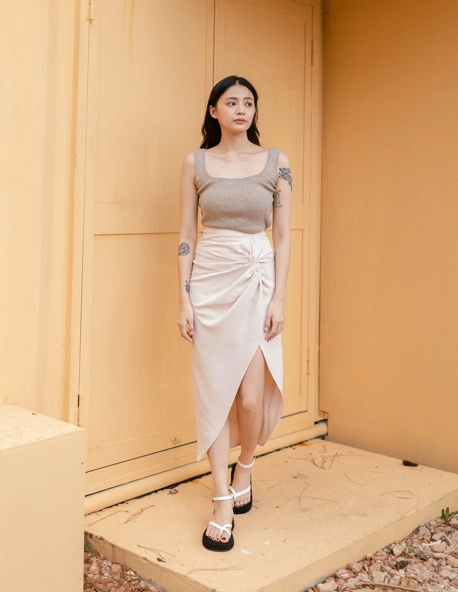 Maribel Skirt in Cream