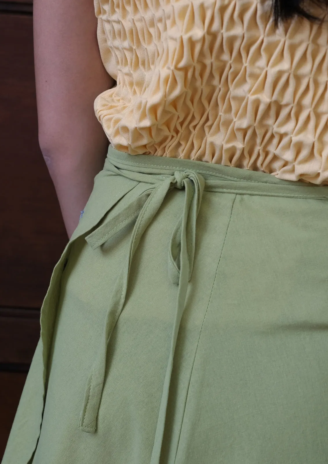 nini skirt - avocado green