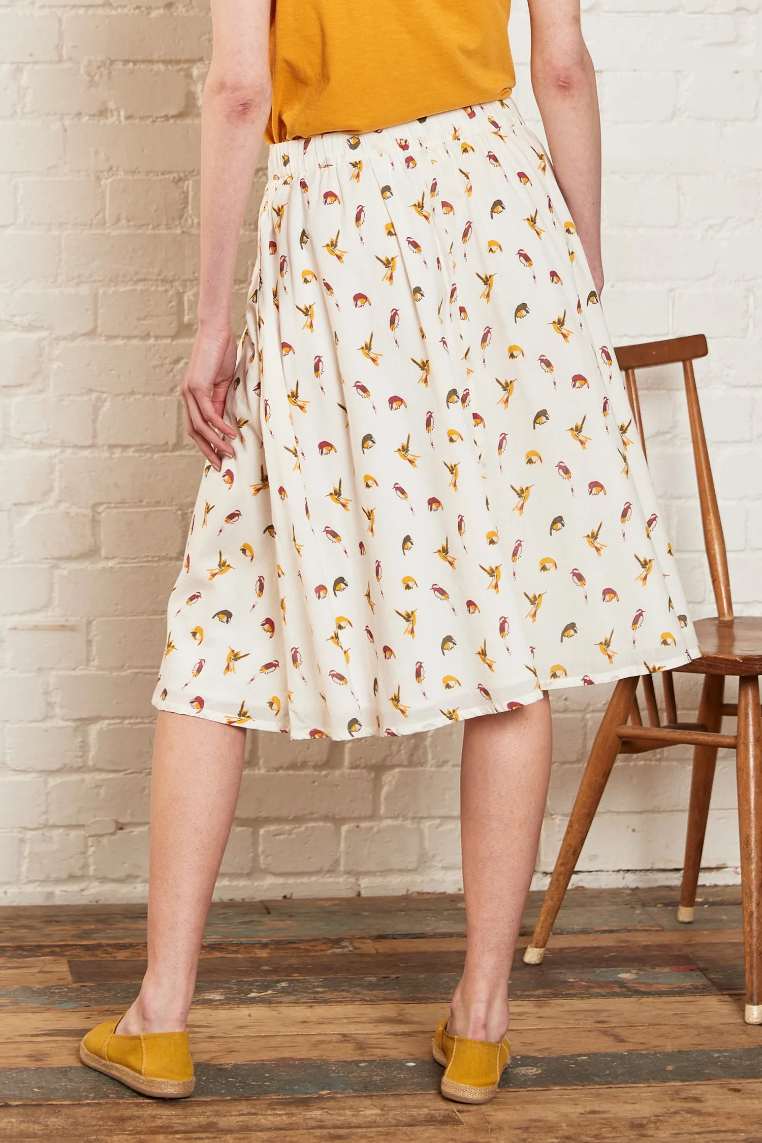 Nomads - Hummingbird Skirt - Ivory