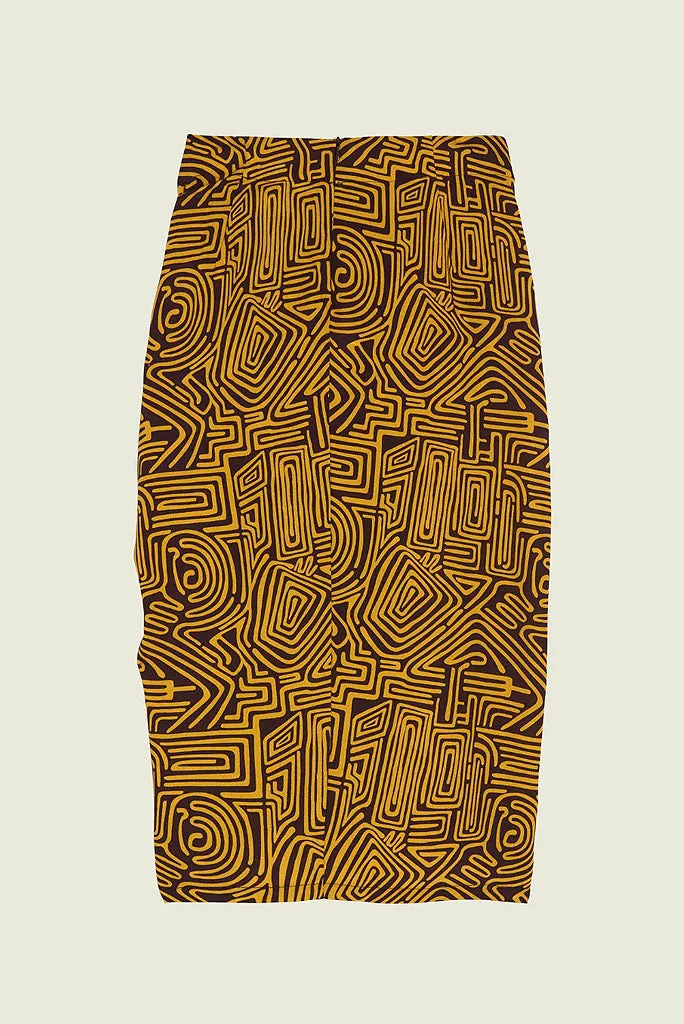 OAS TAWNY GOLCONDA LOLLO SKIRT