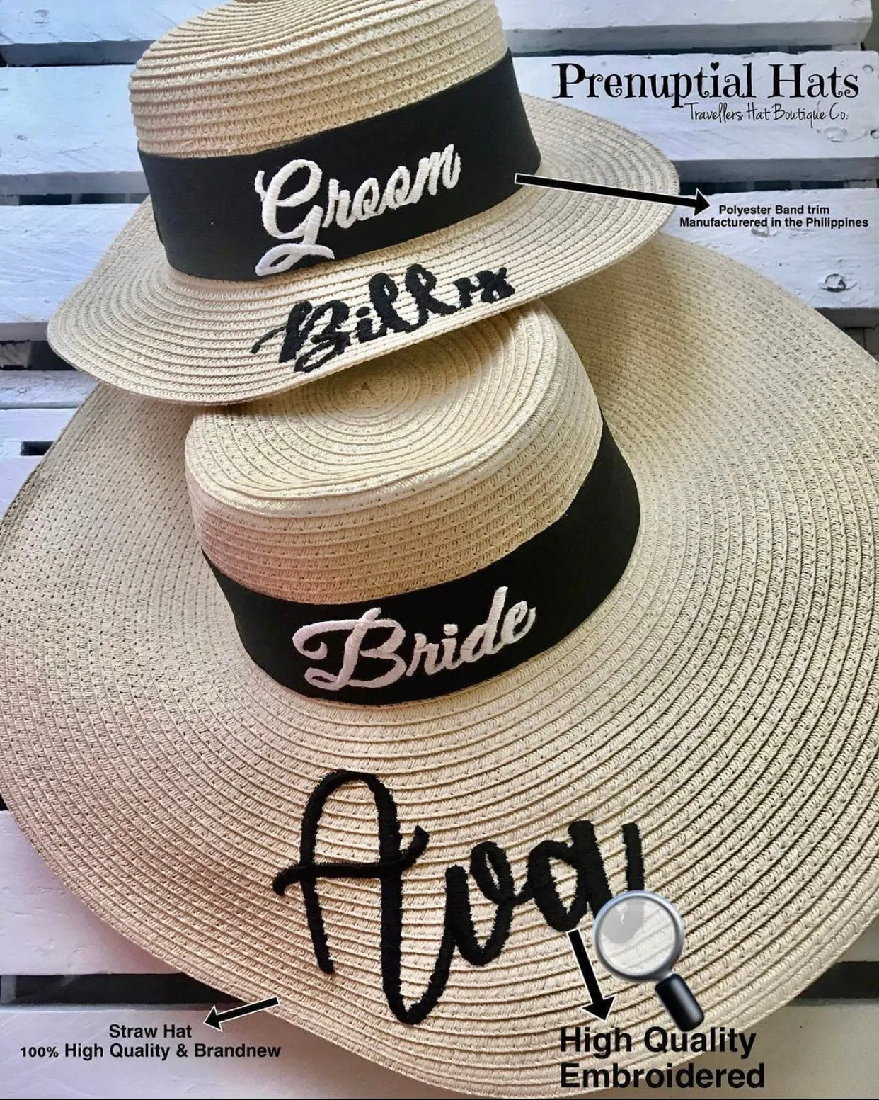 Prenuptial Hat Set