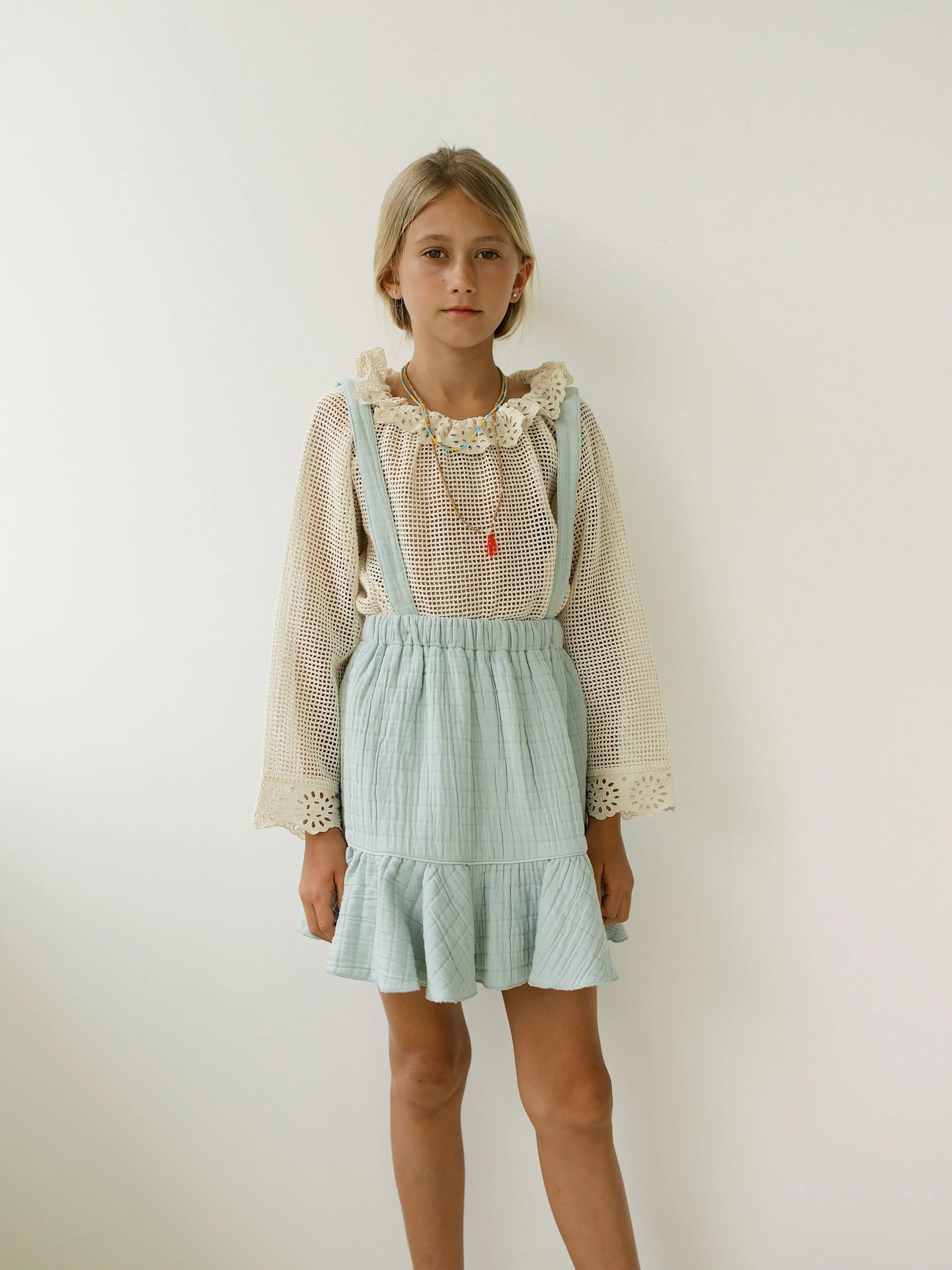 ROMEO SKIRT | DUCK EGG BLUE