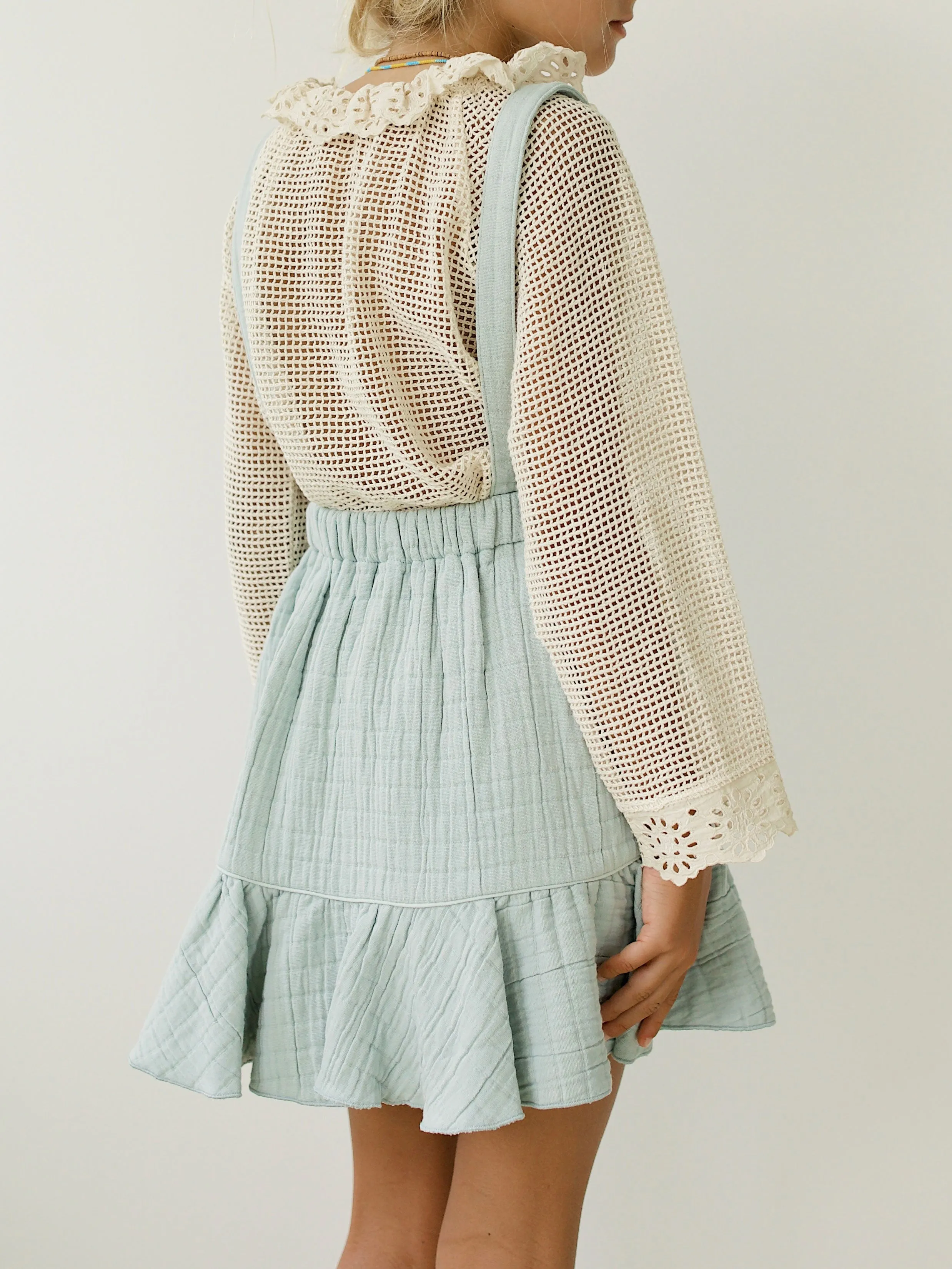 ROMEO SKIRT | DUCK EGG BLUE