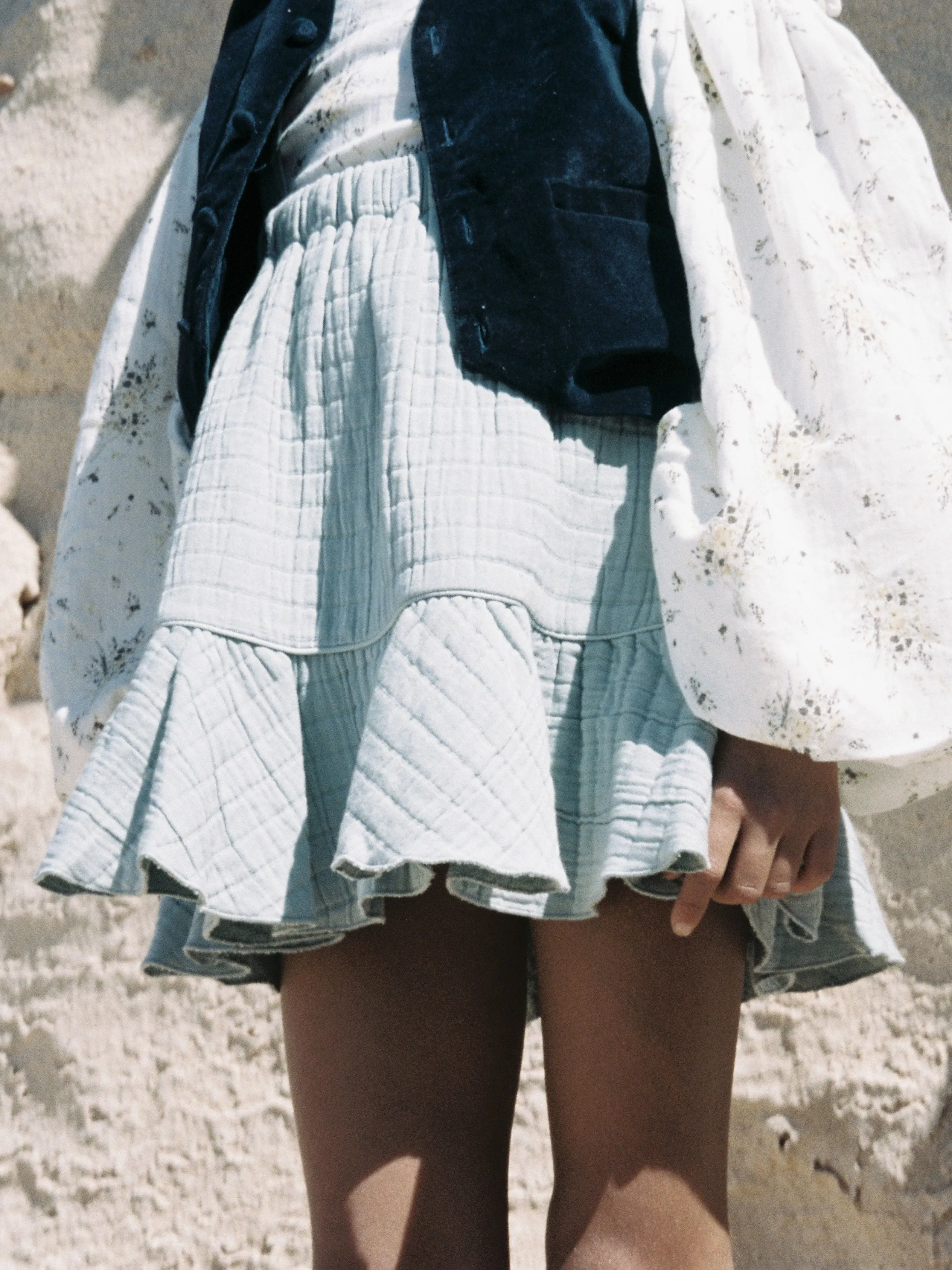 ROMEO SKIRT | DUCK EGG BLUE