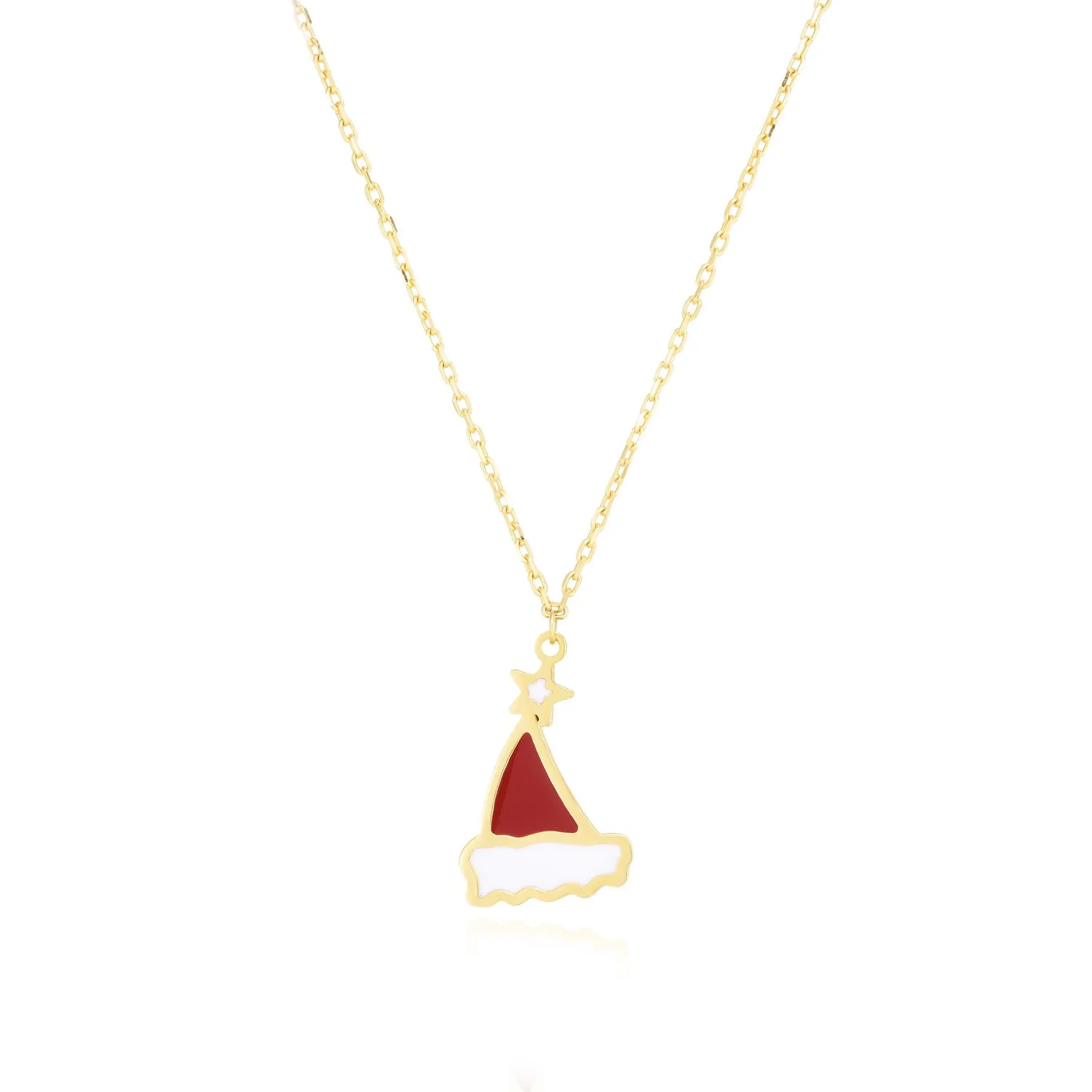 Santa Hat Necklace