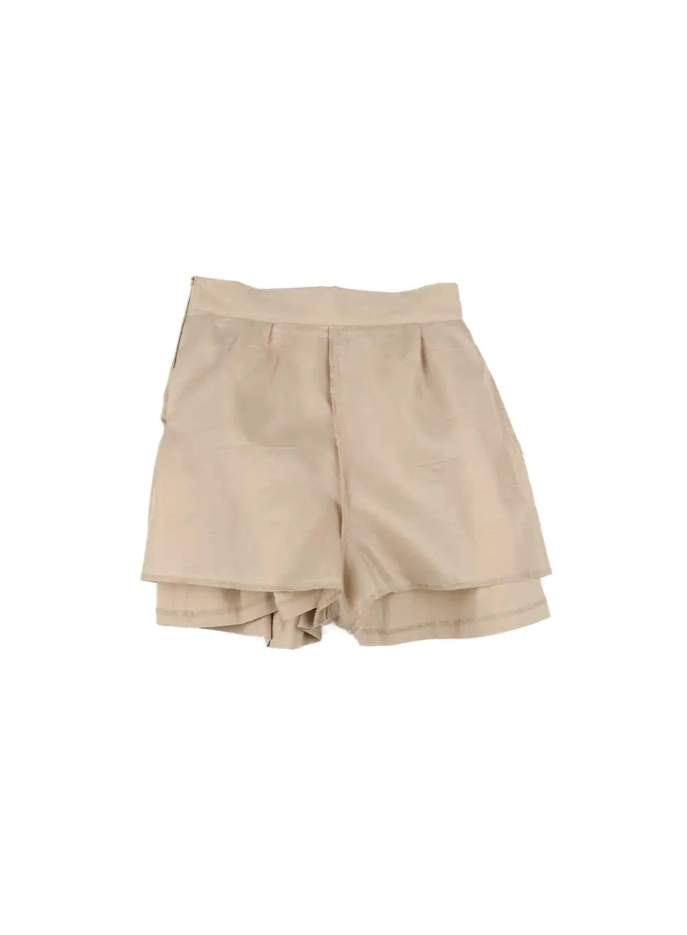 Cotton Mini Skirt with Semi-Shirring - OM420